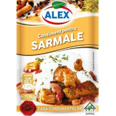 ALEX CONDIMENT SARMALE 18G 20/BAX - SPEZIE INVOLTINI