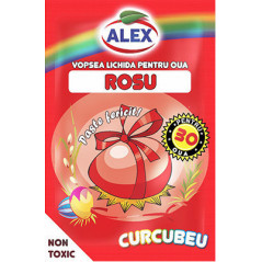 ALEX VOPSEA DE OUA LICHIDA ROSIE 5ML 30/BAX-COLORANTE PER UOVA ROSSA