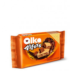 ALKA NAPOLITANE CU CACAO 170G 12/BAX -WAFFER CACAO