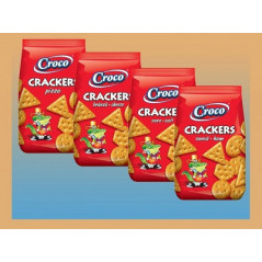 CROCO CRACKERS PIZZA 100G 12/BAX -BREZEL