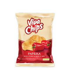 E.FOOD VIVA CHIPS ARDEI 100G-CHIPS PEPERONI