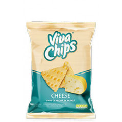 E.FOOD VIVA CHIPS CU BRANZA 100G-CHIPS AROMA FORMAGGIO