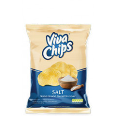 E.FOOD VIVA CHIPS CU SARE 100G-CHIPS SALATI