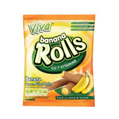 E.FOOD VIVA ROLLS BANANE 100G-SNAKS 15bax