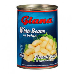 GIANA FASOLE ALBA IN SARAMURA 400G -FAGIOLINI CANNELLINI SALAMOIA