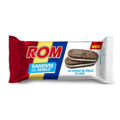 KANDIA ROM SANDWISH DUBLU VANILIE SI ROM 36G 24/BAX-CIOCCOLATA RUM