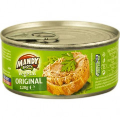 MANDY PATE VEGETAL 120G 6/BAX- PATE VEGETALE