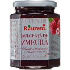 RAURENI DULCEATA DE ZMEURA 350G-CONFETTURA DI LAMPONI