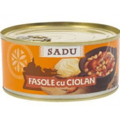 SCANDIA SADU FASOLE TARAN.CU CIOLAN 400G 6BAX-FAGIOLI CON STINCO