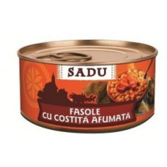 SCANDIA SADU FASOLE TARAN.CU COSTITA AF.400G-FAGIOLI CON COSTINE